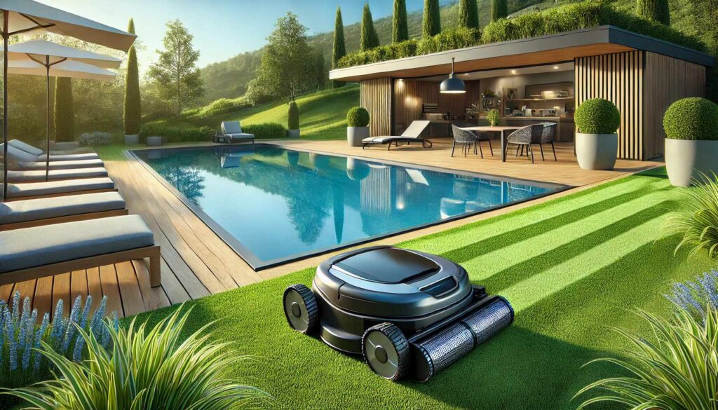 Robot tondeuse et piscine, est ce une bonne idée ?