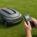 Robot tondeuse télécommandé à distance