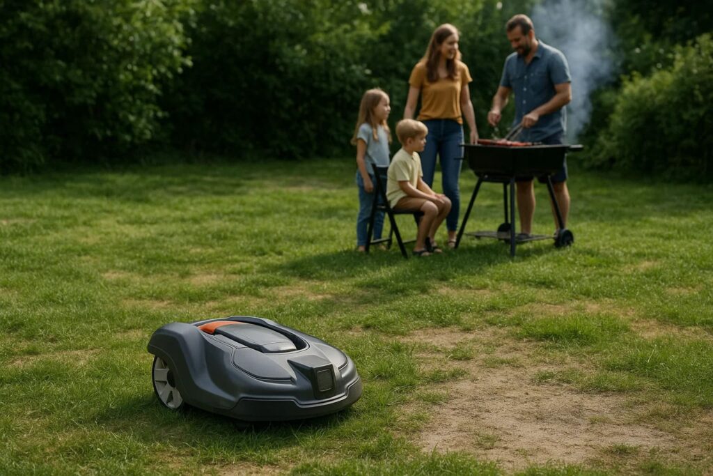 Tonte de pelouses instables