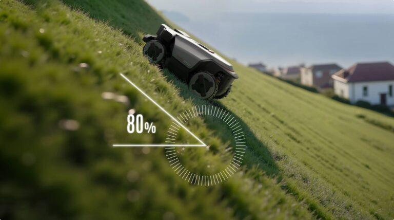 RockMow Z1 pente a 80 %